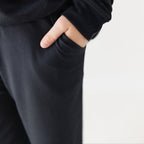 Jet Black Bamboo French Terry Joggers