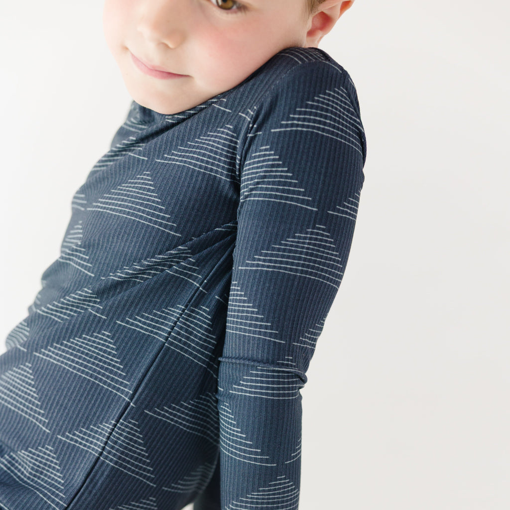 Triangles Small Ribbed Two-Piece Set