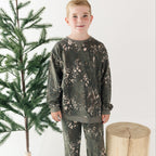 Woodland Camo Bamboo French Terry Pullover