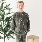Woodland Camo Bamboo French Terry Pullover