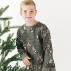 Woodland Camo Bamboo French Terry Pullover