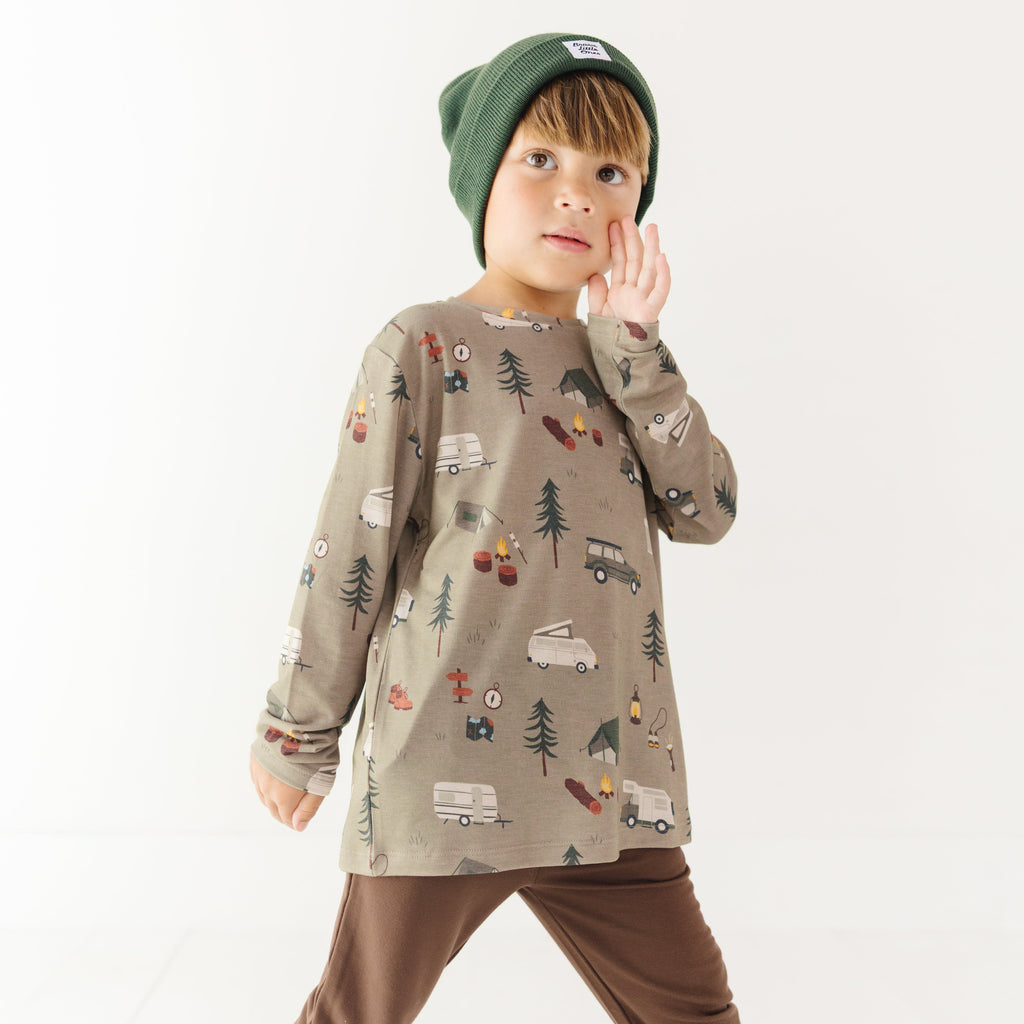 Happy Camper Long Sleeve Shirt
