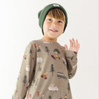 Dark Forest Green Knit Beanie