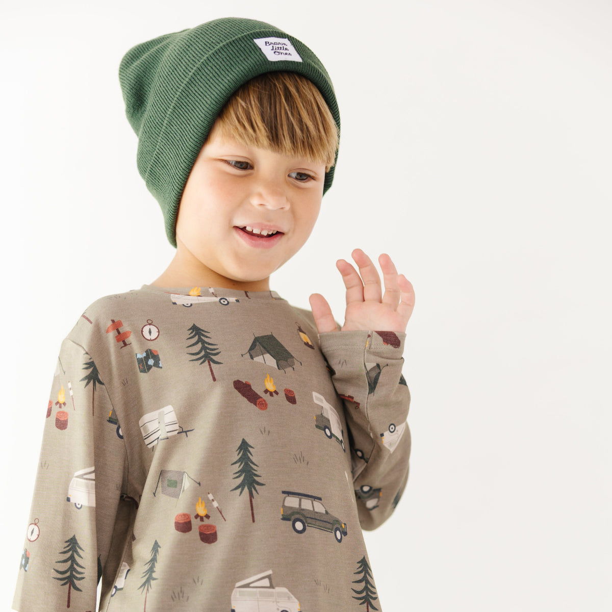 Dark Forest Green Knit Beanie