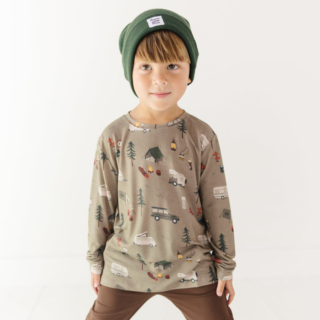 Happy Camper Long Sleeve Shirt