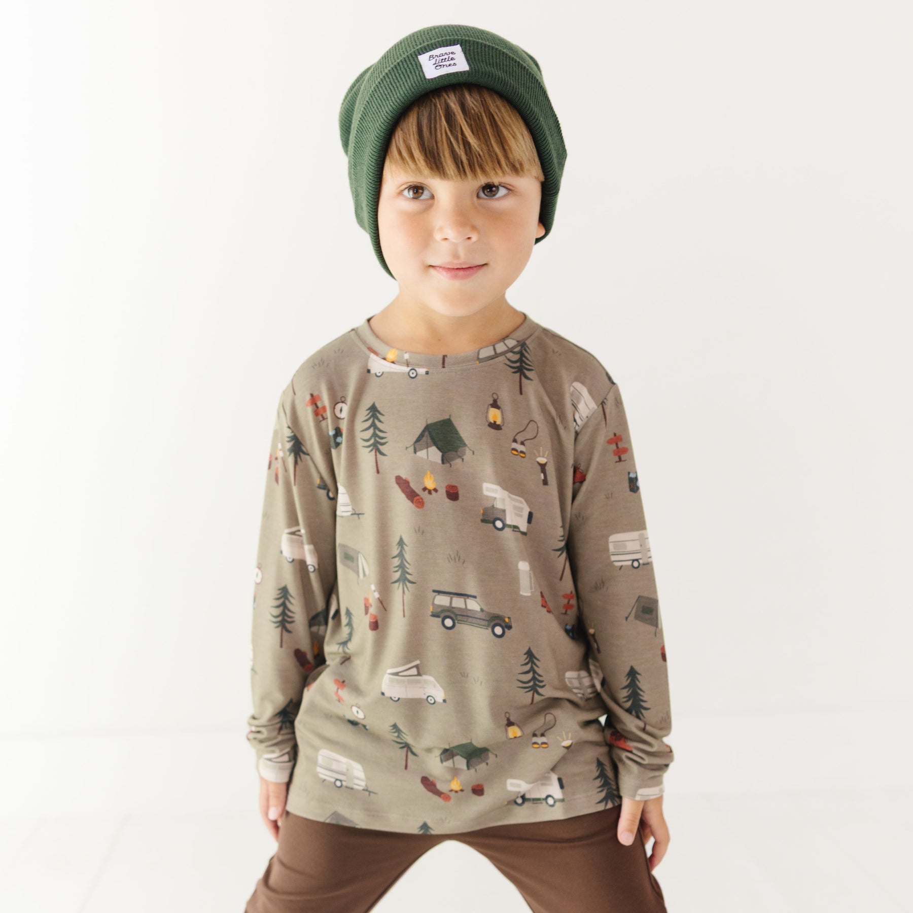 Happy Camper Long Sleeve Shirt