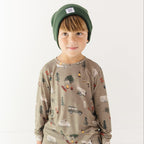 Dark Forest Green Knit Beanie