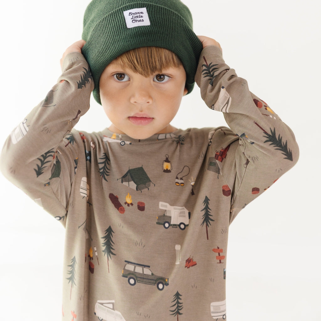 Happy Camper Long Sleeve Shirt