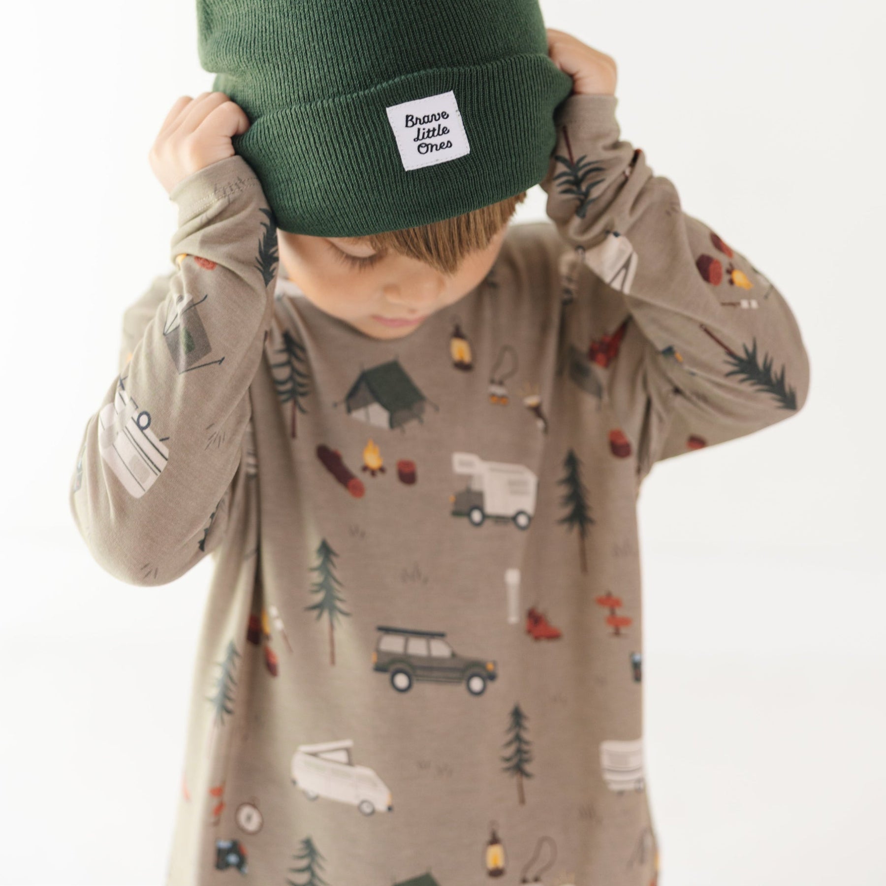 Happy Camper Long Sleeve Shirt