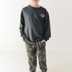 Woodland Camo Bamboo French Terry Joggers