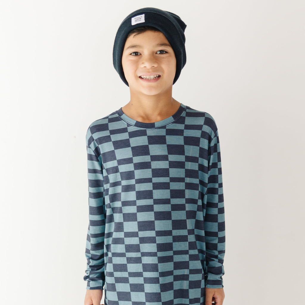 Checkered Block Long Sleeve Shirt