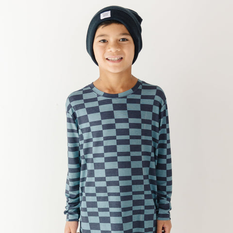 Checkered Block Long Sleeve Shirt