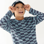 Checkered Block Long Sleeve Shirt