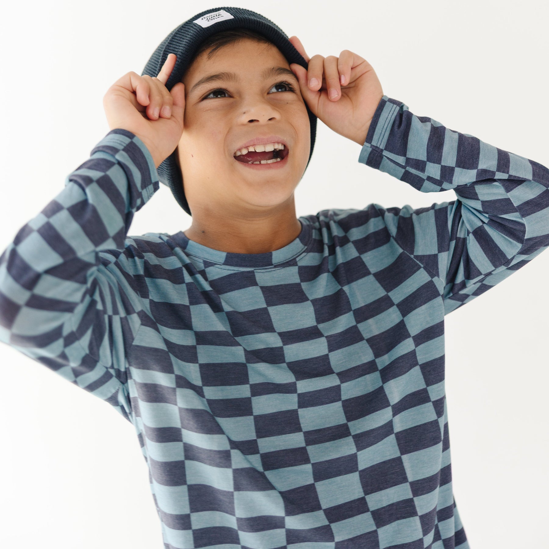 Checkered Block Long Sleeve Shirt