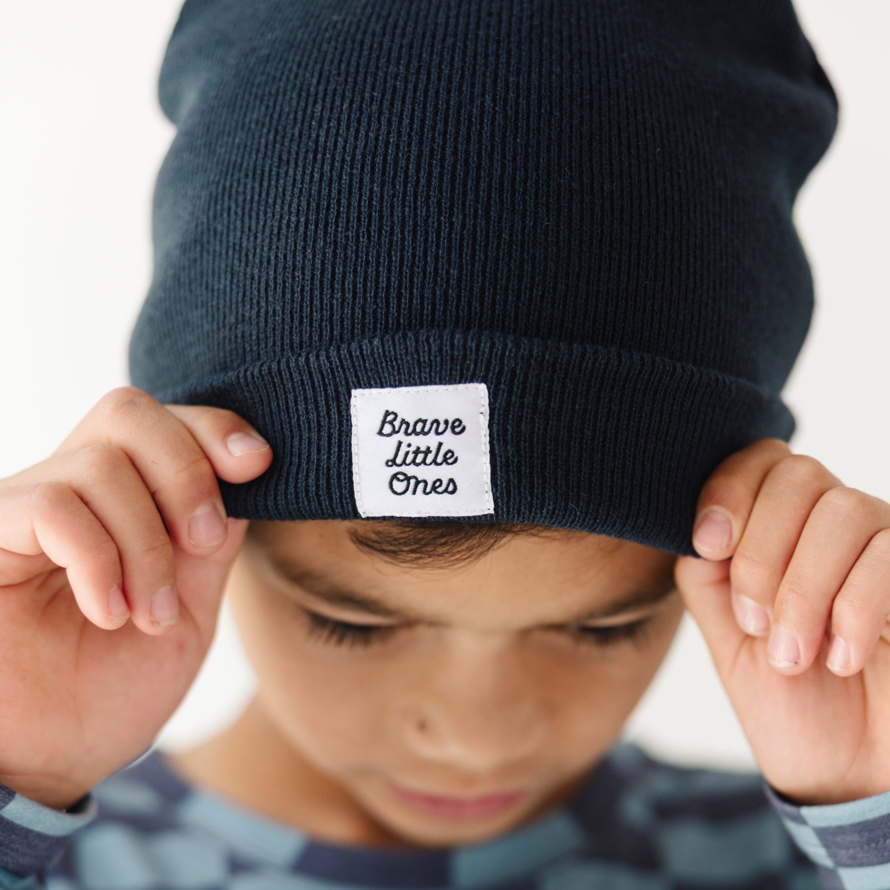 Dark Navy Knit Beanie