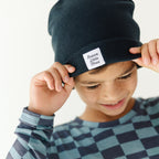 Dark Navy Knit Beanie