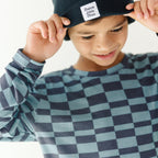 Checkered Block Long Sleeve Shirt