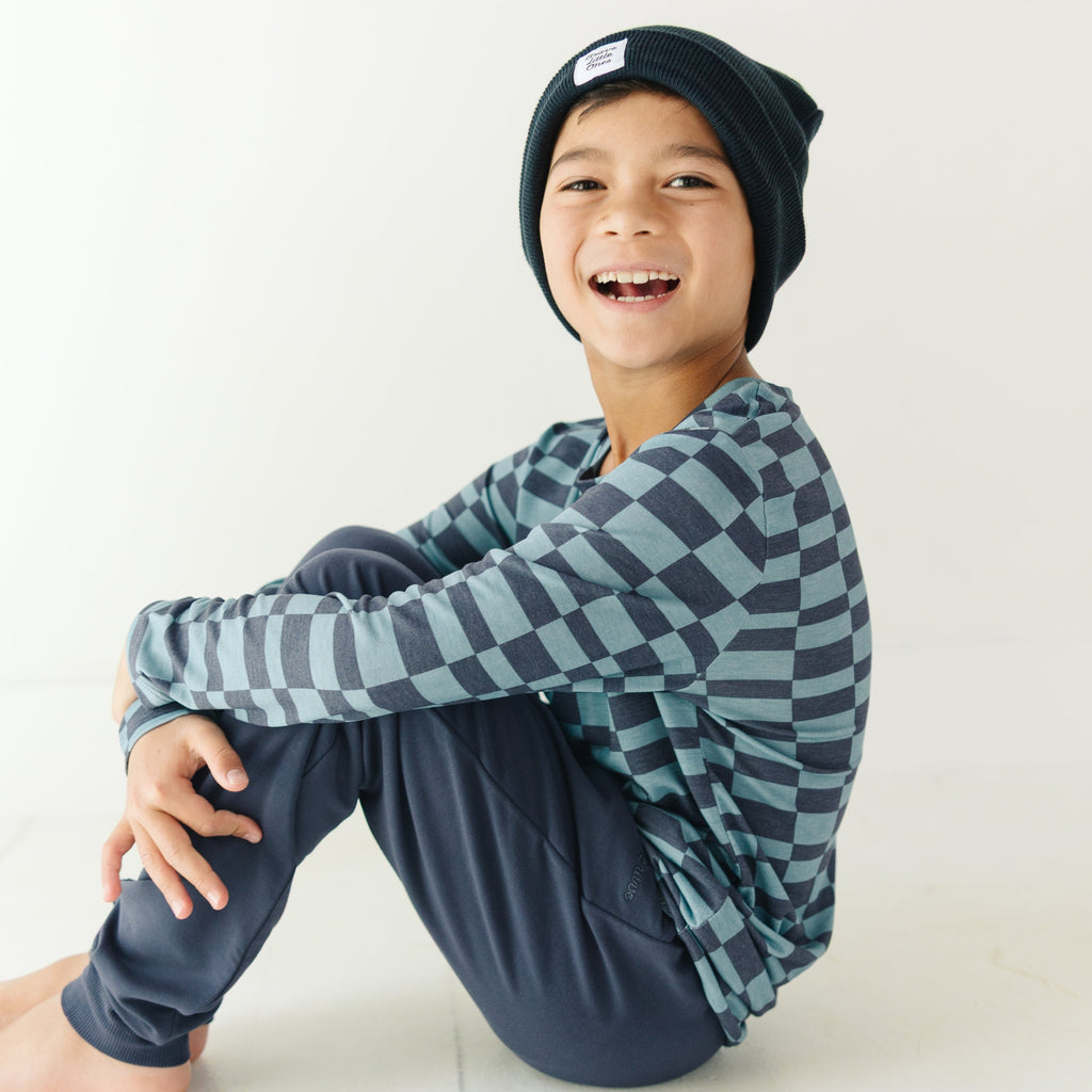 Checkered Block Long Sleeve Shirt