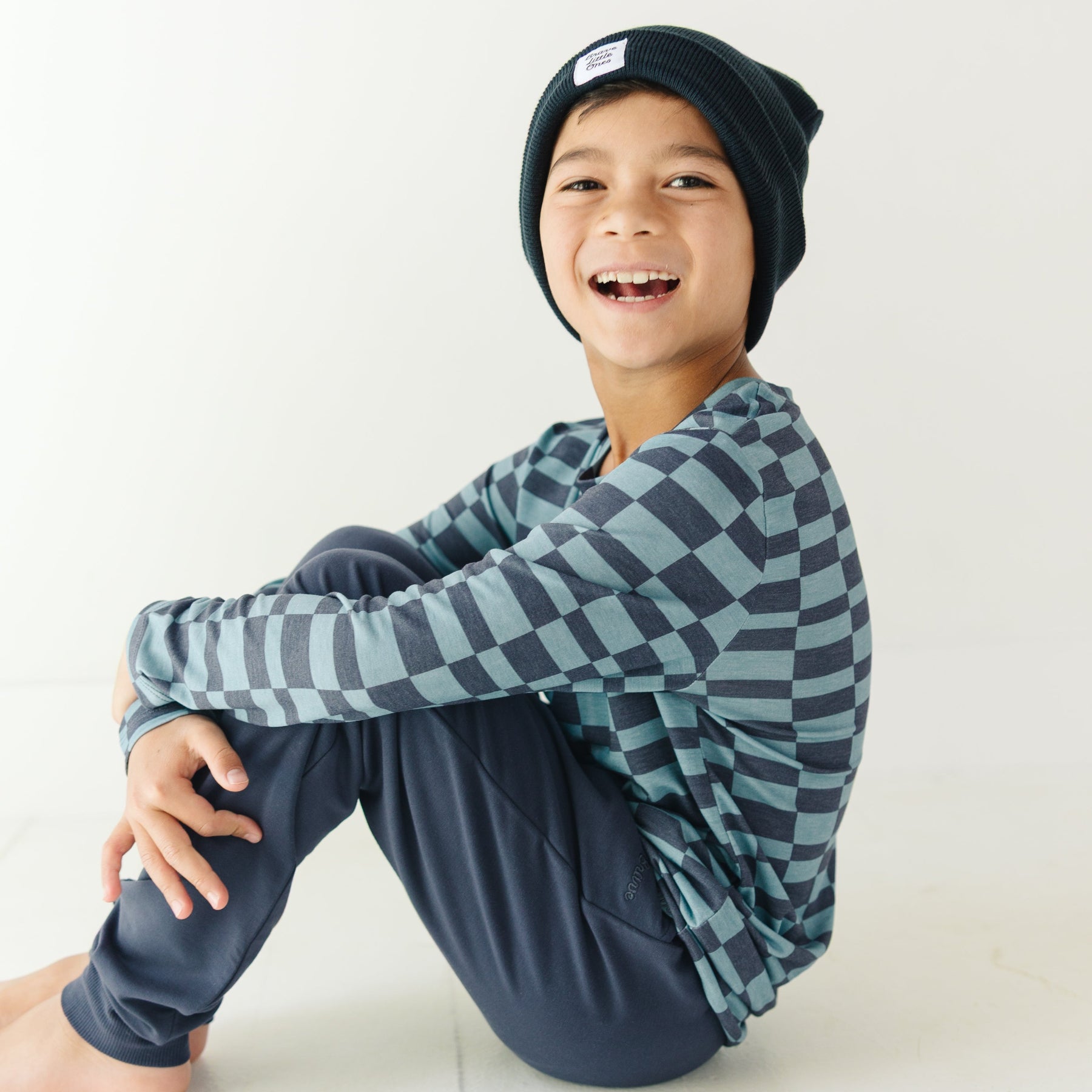 Checkered Block Long Sleeve Shirt