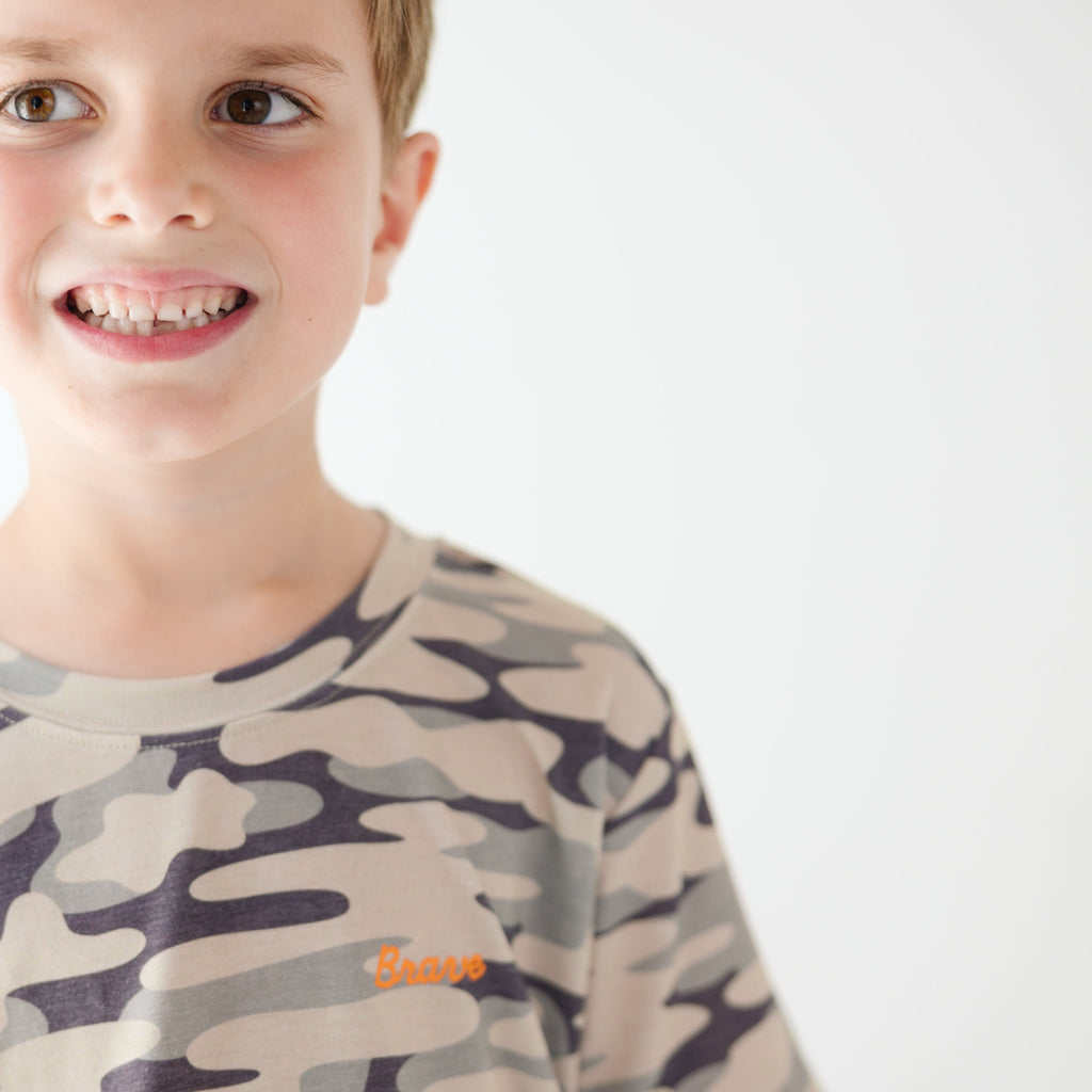 Camo With Neon Brave Shirt