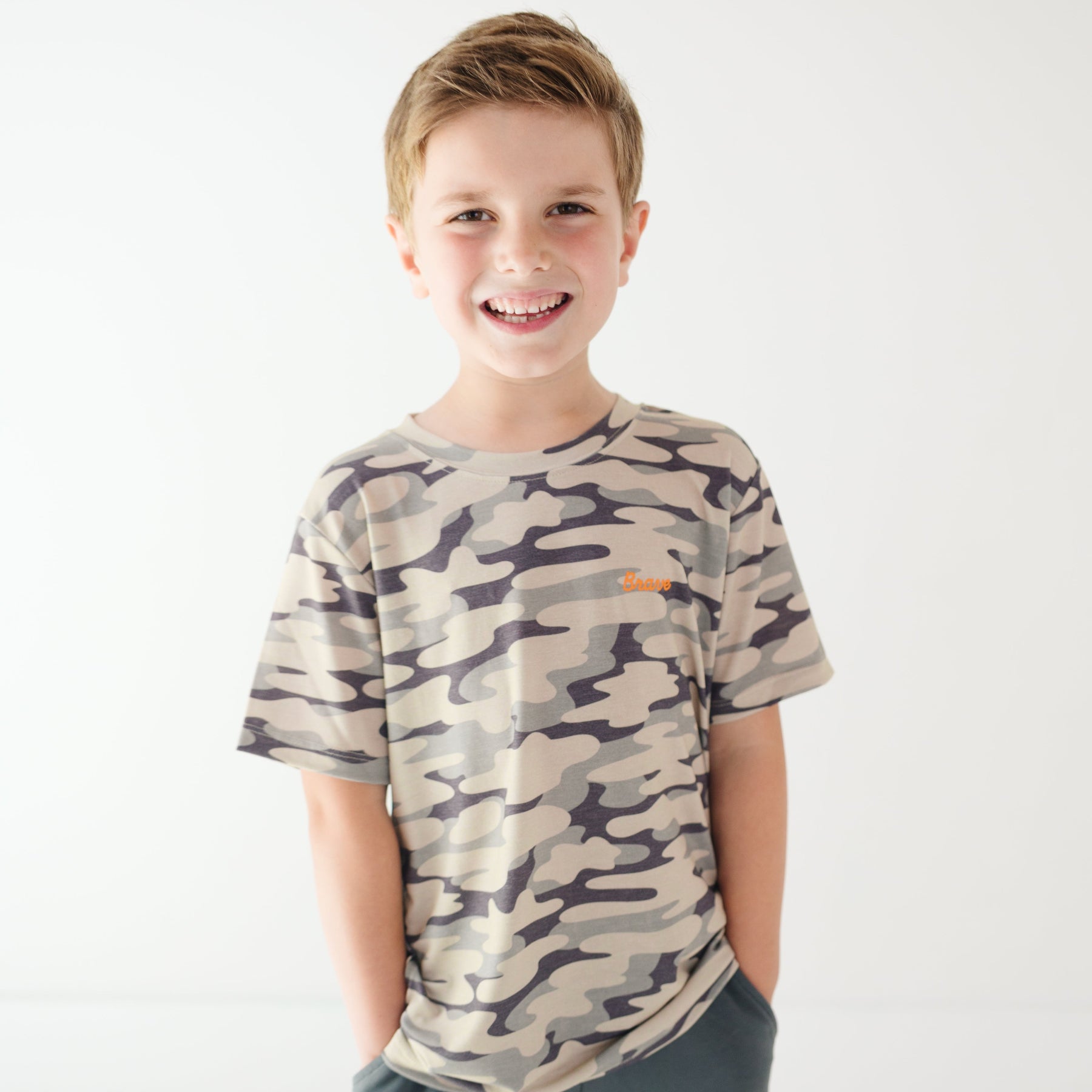 Camo With Neon Brave Shirt