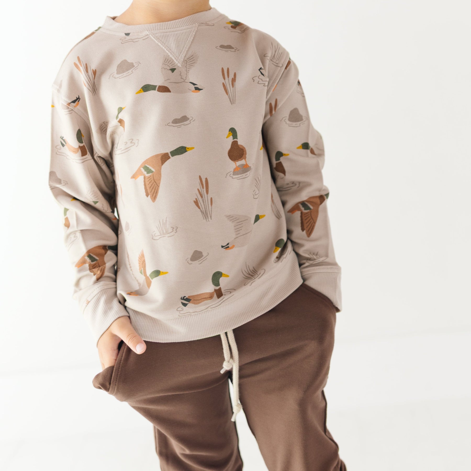 Mallards Bamboo French Terry Pullover & Jogger Set