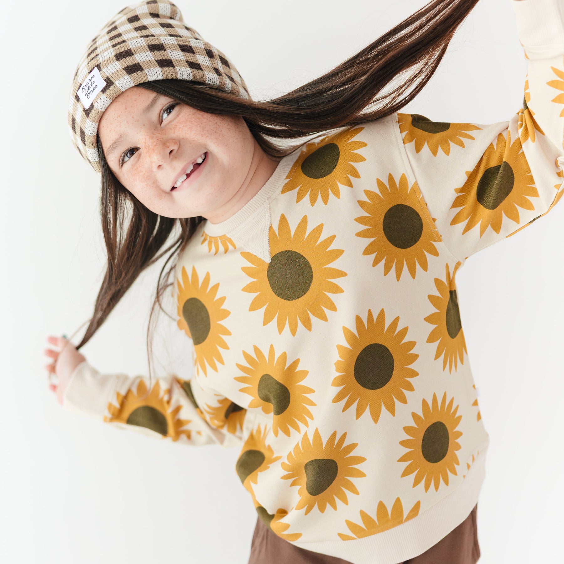 Sunflowers Bamboo French Terry Pullover