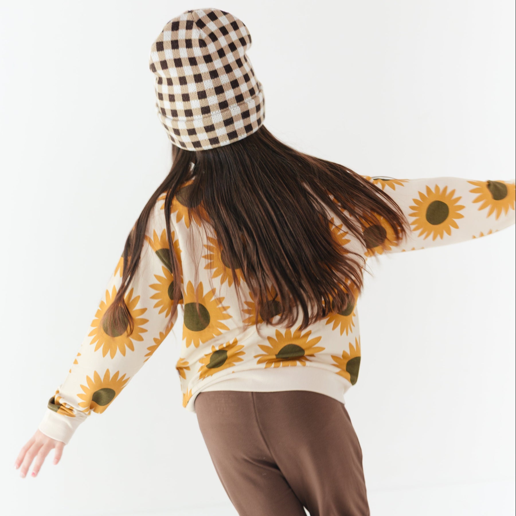 Sunflowers Bamboo French Terry Pullover & Jogger Set
