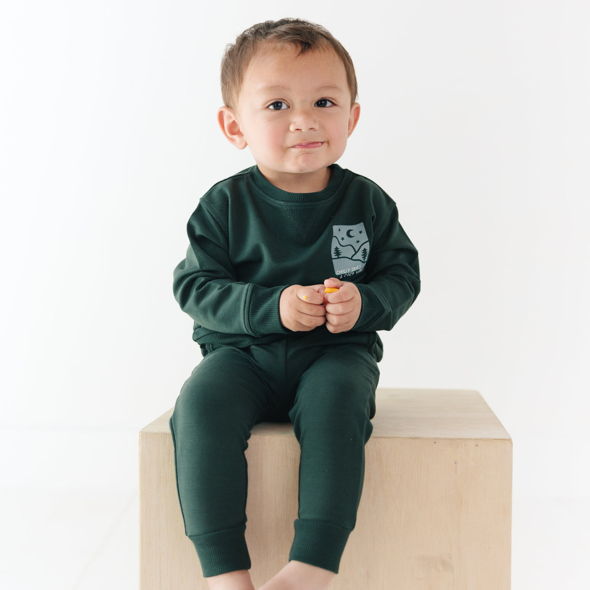 Chilly Skies Bamboo French Terry Pullover & Joggers Set