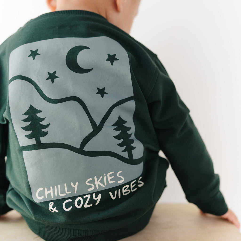 Chilly Skies Bamboo French Terry Pullover