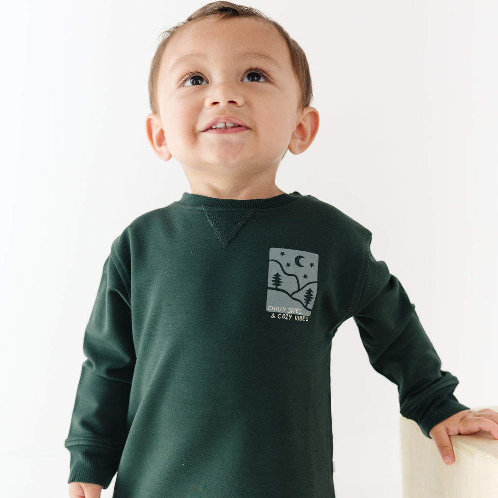 Chilly Skies Bamboo French Terry Pullover & Joggers Set
