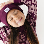 Deep Plum Knit Beanie