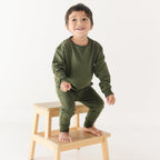 Olive Bamboo French Terry Joggers