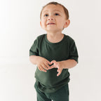 Dark Forest Green Solid Shirt