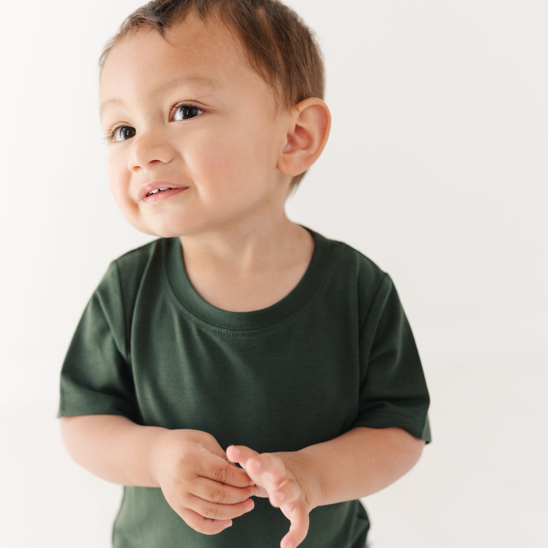 Dark Forest Green Solid Shirt