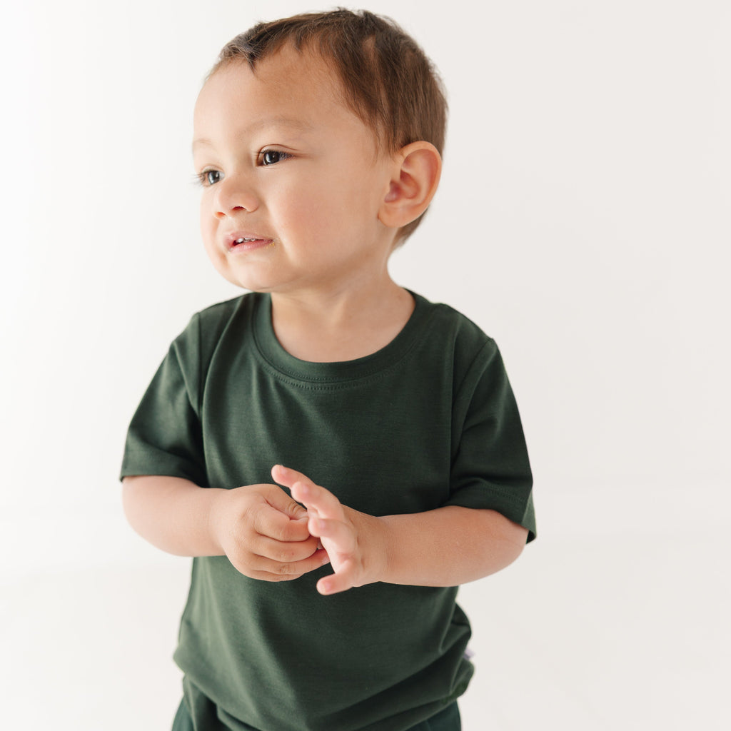 Dark Forest Green Solid Shirt