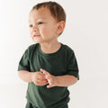 Dark Forest Green Solid Shirt