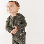 Woodland Camo Small Ribbed Two-Piece Set