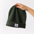 Dark Forest Green Knit Beanie