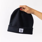 Dark Navy Knit Beanie
