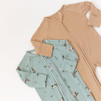 Mallards Small Ribbed Zip Romper