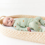 Backyard Bugs Small Ribbed Zip Romper