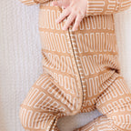 Neutral Lines Small Ribbed Zip Romper