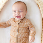 Neutral Lines Small Ribbed Zip Romper