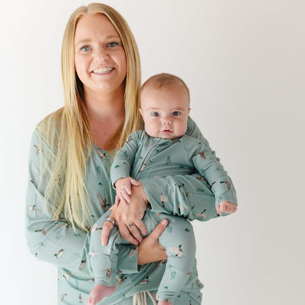 Mallards Small Ribbed Women's Matching Set