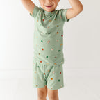Backyard Bugs Small Ribbed Shorts Two-Piece Set