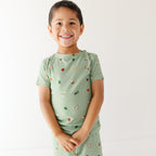 Backyard Bugs Small Ribbed Shorts Two-Piece Set