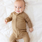 Dune Small Ribbed Zip Romper