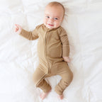 Dune Small Ribbed Zip Romper