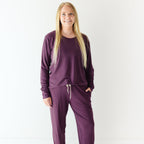 Mulberry Small Ribbed Women's Matching Set